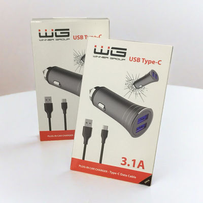 Tuck End Slotted Paper Packaging Box CMYK Offest Baskı Kullanıcı Elektronikleri İçin