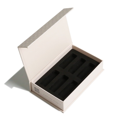 satın al Gri karton ve kapalı kağıt hediye kutusu Magnetik Kapak Kapak ve Siyah EVA Ekle online manufacture