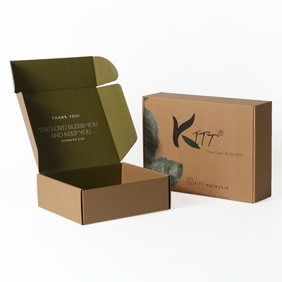 satın al Çevre Dostu Özel Logo Yazdırılmış Biyolojik Bölünür Kraft Kağıt Paketleme Posta Kutusu online manufacture