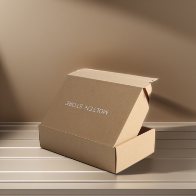 satın al İşletme alışveriş ve parfüm ambalajı için kraft dalgalanmış kağıt karton posta kutusu online manufacture