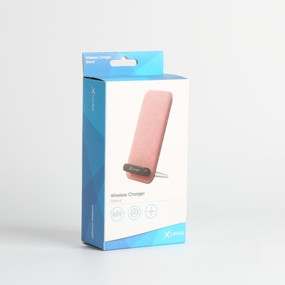 satın al Kaplı Kağıt Üst ve Alt Ters Tuck Kağıt Karton Kablosuz Şarj Aracı için Beyaz Kutu CMYK Renkli Hediye Paketleme online manufacture