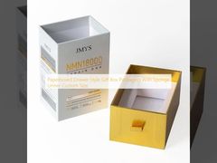 Paperboard Drawer Style Gift Box Packaging With Sponge Linner Custom Size