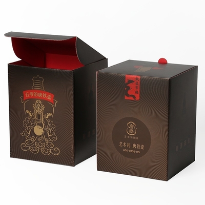 Black Tuck End Baby Box Gift Set Fildişi Karton malzemesinden yapılmış ambalaj kutuları